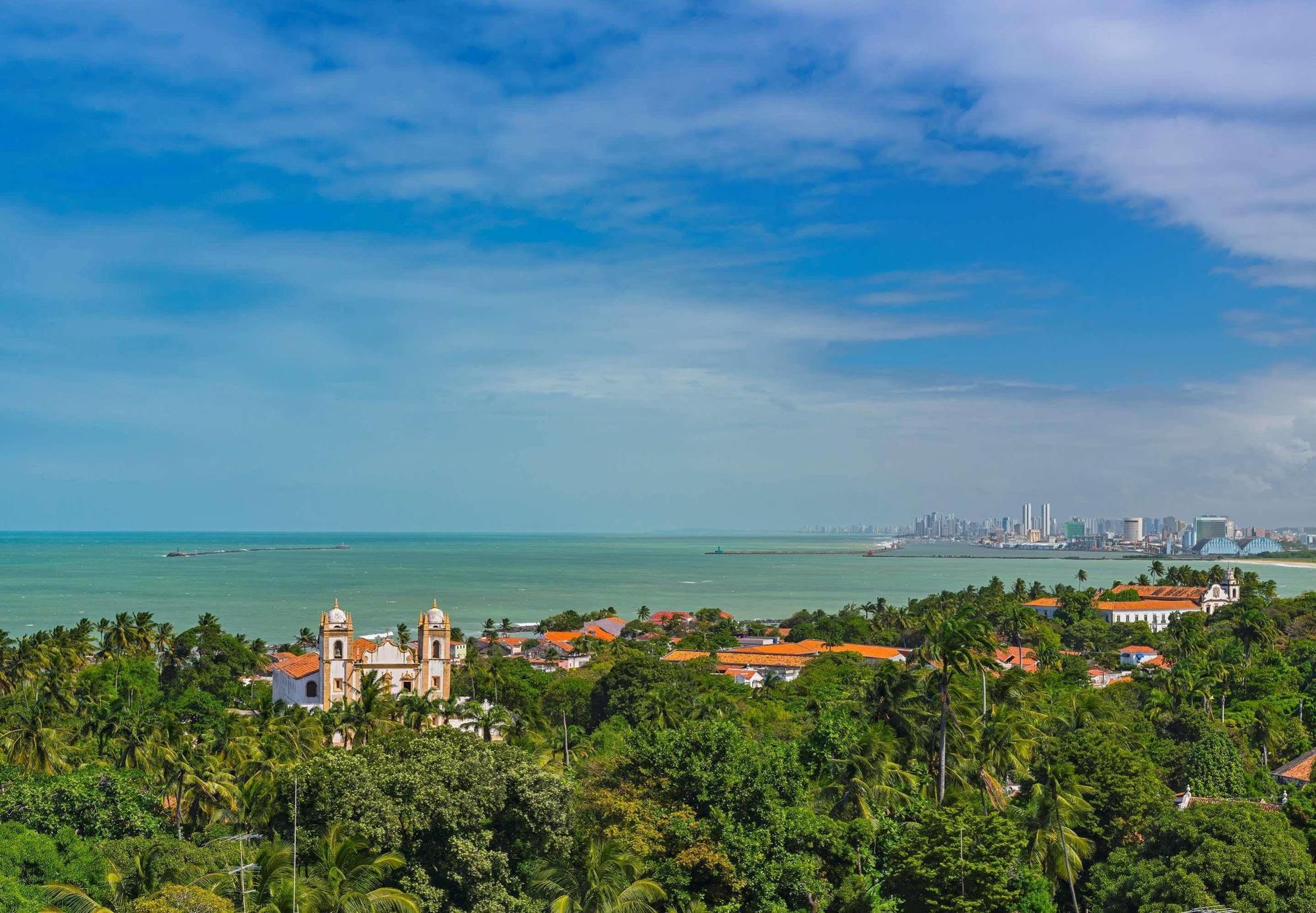 Sheraton Reserva Do Paiva Cabo de Santo Agostinho Esterno foto View of the city from the hill of the same name